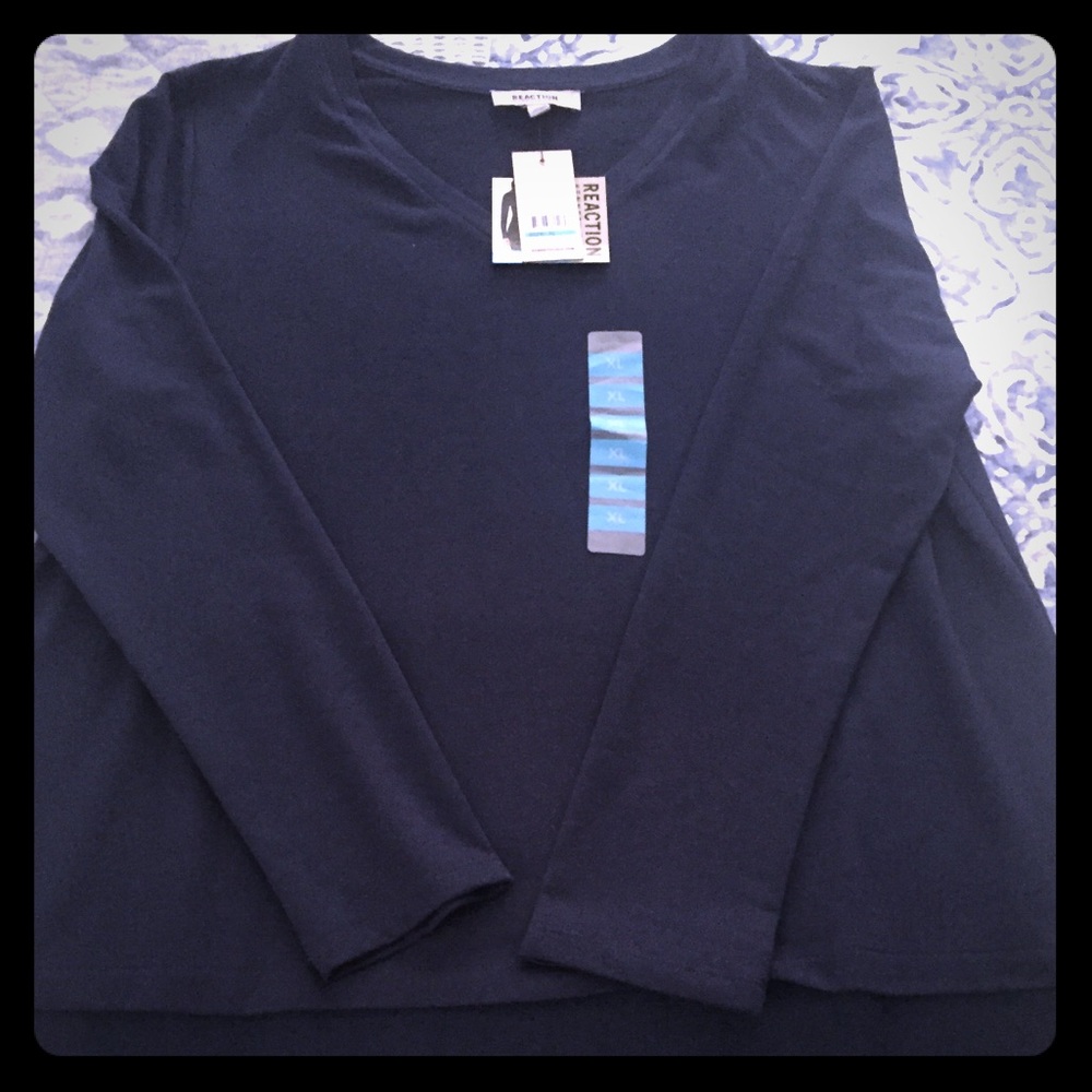 Kenneth Cole navy blue women’s shirt